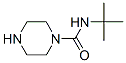 Structure of 1-Piperazinecarboxamide,N-(1,1-dimethylethyl)-