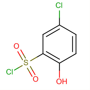 Benzenesulfonyl chloride, 5-chloro-2-hydroxy-结构式