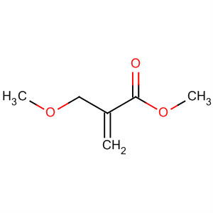 Structure of 2-Propenoic acid, 2-(methoxymethyl)-, methyl ester