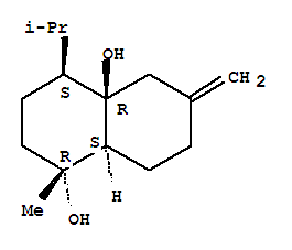 Structure of (1R,8aα)-Decahydro-1-methyl-6-methylene-4β-isopropyl-1α,4aβ-naphthalenediol