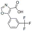 Structure of 5-(3-TRIFLUOROMETHYLPHENYL)-OXAZOLE-4-CARBOXYLIC ACID