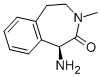 Structure of 2H-3-BENZAZEPIN-2-ONE,1-AMINO-1,3,4,5-TETRAHYDRO-3-METHYL-,(1S)-