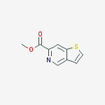 Structure of THIENO[3,2-C]PYRIDINE-6-CARBOXYLIC ACID METHYL ESTER
