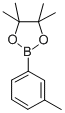 Structure of 3-(4,4,5,5-Tetramethyl-1,3,2-dioxaborolan-2-yl)toluene