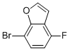 Structure of 4-Fluoro-7-bromobenzofuran