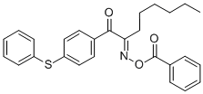 Structure of 1-[4-(Phenylthio)phenyl]-1,2-octanedione 2-(O-benzoyloxime)