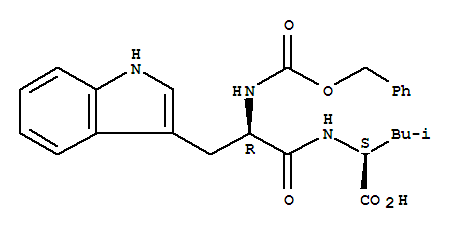 Structure of Z-D-TRP-LEU-OH
