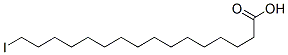 Hexadecanoic acid, 16-iodo-结构式