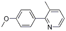Structure of Pyridine, 2-(4-methoxyphenyl)-3-methyl-