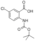 Structure of 2-TERT-BUTOXYCARBONYLAMINO-5-CHLORO-BENZOIC ACID