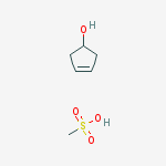 Structure of 3-Cyclopenten-1-ol, methanesulfonate