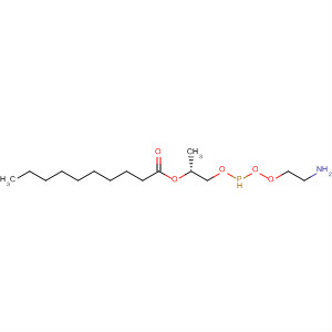 Decanoic acid,(1R)-1-[[[(2-aminoethoxy)hydroxyphosphinyl]oxy]methyl]-1,2-ethanediylester结构式