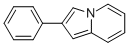 Structure of 2-PHENYLINDOLIZINE