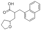 Structure of 1-(TETRAHYDRO-2-FURYL)-3-(1-NAPHTHYL) PROPANE-2-CARBOXYLIC ACID