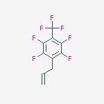 Structure of 1,2,4,5-tetrafluoro-3-prop-2-enyl-6-(trifluoromethyl)benzene