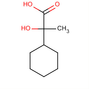 Chemical structure of Cyclohexanepropanoic acid, a-hydroxy-