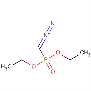 Structure of Phosphonic acid, (diazomethyl)-, diethyl ester