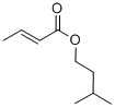 Structure of ISO-AMYL-CROTONATE