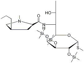 Structure of 2,3,4-Tri-O-trimethylsilyllincomycin