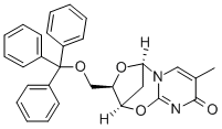 Structure of 5-O-Triphenylmethyl-2-deoxy-2,3-didehyrothymidine