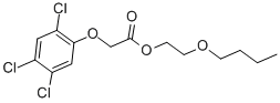 Chemical structure of 2,4,5-T BUTOXYETHYL ESTER
