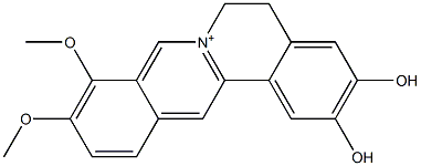 四氢黄连碱(刺罂粟碱结构式