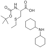 Structure of BOC-CYS(ET)-OH DCHA