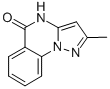 Chemical structure of 2-METHYLPYRAZOLO[1,5-A]QUINAZOLIN-5(4H)-ONE