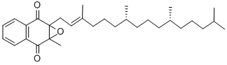 Structure of (2,3-epoxyphytyl)menaquinone