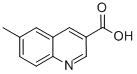 Structure of 6-METHYLQUINOLINE-3-CARBOXYLIC ACID