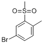 Structure of 4-BROMO-1-METHYL-2-(METHYLSULFONYL)BENZENE