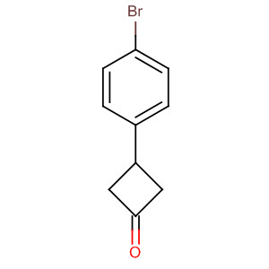 Structure of Cyclobutanone, 3-(4-bromophenyl)-