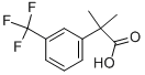 Chemical structure of 2-METHYL-2-[3-(TRIFLUOROMETHYL)PHENYL]PROPANOIC ACID