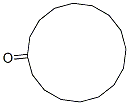 Structure of cyclohexadecanone