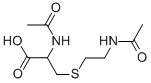 Structure of L-3-[(2-Acetamidoethyl)thio]-N-acetylalanine