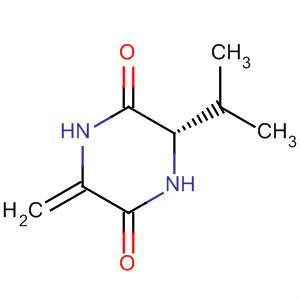 2,5-Piperazinedione, 3-methylene-6-(1-methylethyl)-, (S)-结构式