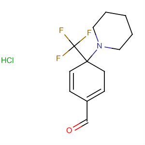 Methanone, 4-piperidinyl[4-(trifluoromethyl)phenyl]-, hydrochloride结构式