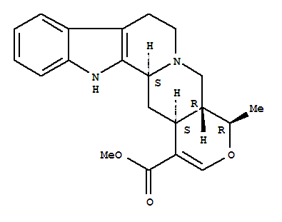 Structure of 16,17-Didehydro-19β-methyl-18-oxayohimban-16-carboxylic acid methyl ester