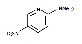N,N-二甲基-5-硝基吡啶-2-胺结构式