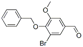 4-BENZYLOXY-3-BROMO-5-METHOXY-BENZALDEHYDE结构式