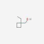 (1-Ethylcyclobutyl)methanol结构式