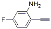 Structure of Benzenamine,2-ethynyl-5-fluoro-