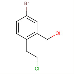 Benzenemethanol, 4-bromo-a-(2-chloroethyl)-结构式