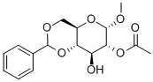 Structure of Methyl 2-O-acetyl-4,6-O-benzylidene-a-D-glucopyranoside