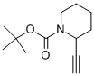 Structure of 1,1-Dimethylethyl2-ethynyl-1-piperidinecarboxylate