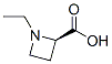 2-AZETIDINECARBOXYLIC ACID 1-ETHYL-,(2R)-结构式