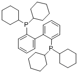 Structure of 2,2-BIS(DICYCLOHEXYLPHOSPHINO)-1,1-BIPHENYL