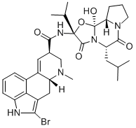 Chemical structure of Bromocriptine