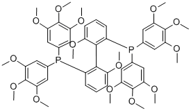 Structure of (S)-(-)-2,2-Bis[di(3,4,5-trimethoxyphenyl)phosphino]-6,6-dimethoxy-1,1-biphenyl,min.97%