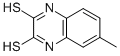 6-甲基-2,3-喹喔啉二硫杂环戊二烯结构式